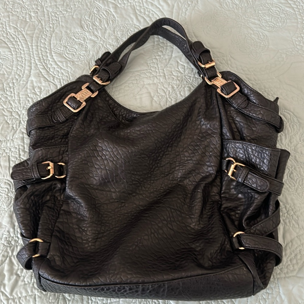 Fun and funky Big Buddha shoulder hobo bag